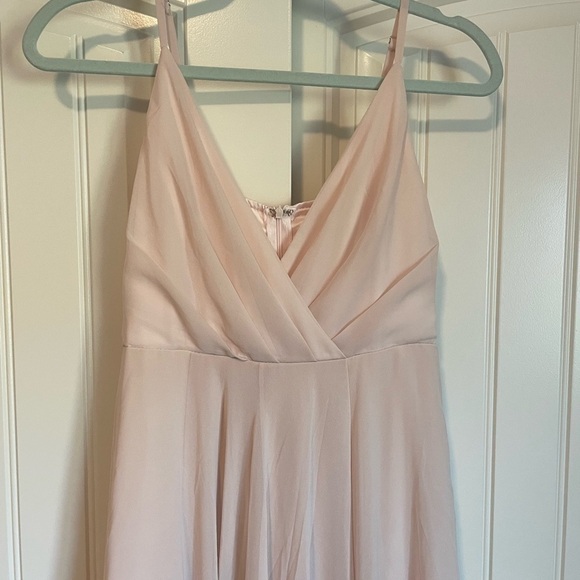 BHLDN Anthropolgie Eva blush taupe Maxi Dress size small - Picture 4 of 12
